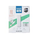 エレコム ELECOM SSD 外付 1TB USB3.2 Gen1 読出最大400MB/秒 超小型 ポータブル キャップ式 耐衝撃 ホワイト(ESD-EMC1000GWH) メーカー在庫品(2)
