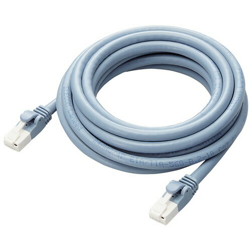 PC Card （Wireless） - TPS 爪折れ防止LANケーブル(CAT6A) ブルー 3m RoHS指令準拠(10物質) 1パック(5本)(LD-GPAT/BU3EX5) 目安在庫=○