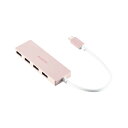 エレコム ELECOM Type-C ハブ USB3.2 Gen1 USB-A ×4 バスパワー ケーブル長15cm ピンク(U3HC-H040PN) メーカー...
