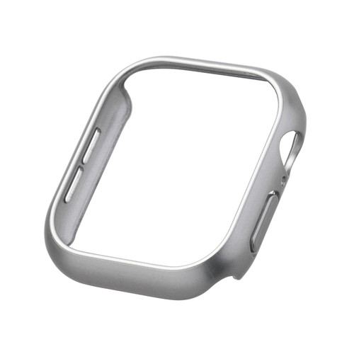 エレコム ELECOM Apple Watch Series10  バンパー ハード 側面保護 シルバー(AW-24ABPPMSV) メーカー在庫品