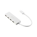 エレコム ELECOM Type-C ハブ USB2.0 USB-A ×4 バスパワー ケーブル長15cm シロチャン(U2HC-H040WF) メーカー在庫品【6月末までポイント10倍】(2)
