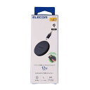 エレコム ELECOM ワイヤレス充電器 Qi 認証 12W / 10W / 7.5W / 5W 卓上 充電器 ネイビー(W-QA28NV) メーカー在庫品