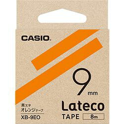 �������׻��� CASIO Lateco�ơ��� 8M�� 9mm ����󥸤˹�ʸ�� XB-9EO �ܰº߸�=��