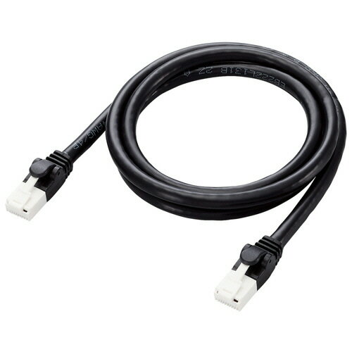PC Card （Wireless） - TPS 爪折れ防止LANケーブル(CAT6A) ブラック 1m RoHS指令準拠(10物質) 1パック(5本)(LD-GPAT/BK1EX5) 目安在庫=○