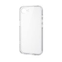 エレコム ELECOM iPhone 16e ケース メタルステッカー付 背面ガラス 極限保護 クリア(PM-A25SHVCGKCR) メーカー在庫品