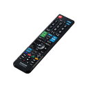 エレコム ELECOM リモコン レコーダー用 4メーカー対応 【パナソニック 東芝 シャープ ソニー】 1台2役 主要12メーカー ブラック(ERC-BDR0...