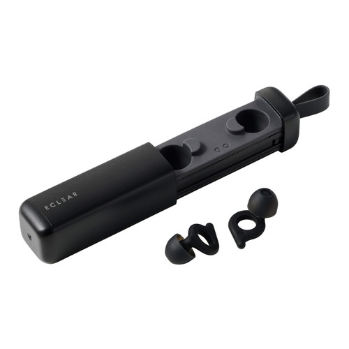 エレコム ELECOM ECLEAR イヤープラグ(睡眠用耳栓) 騒音を抑えて静けさを実現 優れた遮音性能 ブラック..