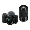 ソニー Sony デジタル一眼カメラ α VLOGCAM ダブルズームレンズキット ブラック(ZV-E10Y/B) 目安在庫=△