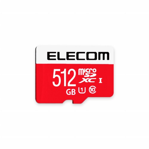 エレコム マイクロSD 512GB ニンテンドースイッチ対応 SD変換アダプター付(GM-MFMS512G) メーカー在庫品