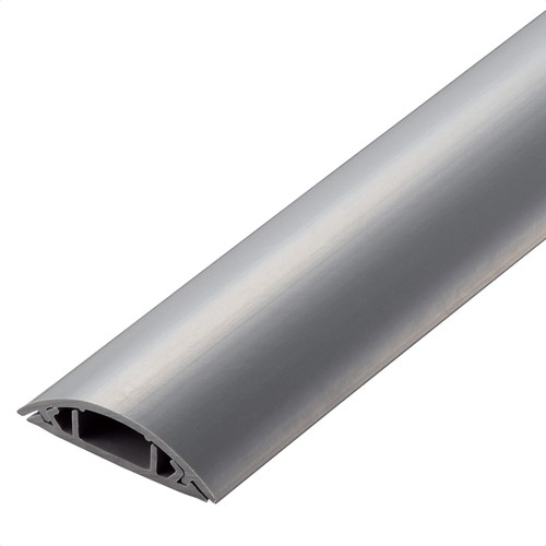 エレコム ELECOM 配線カバー 床用 モール ( 長サ1m × 幅45mm ) R形状 配線隠シ ケーブルカバー グレー(LD-GA1307MGY) 目安在庫=○