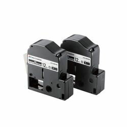 エレコム ELECOM テプラPRO用 汎用テープカートリッジ キングジム SS12K 互換テープ 白 黒文(CTC-KSS12K-2P) メーカー在庫品