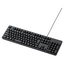 エレコム ELECOM 有線キーボード メンブレン式 フルサイズ ブラック TK-FCM104BK メーカー在庫品
