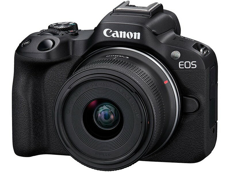 EOS R50 (ブラック)・RF-S18-45 IS STMレンズキット(5811C011) 目安=△ Rシステム