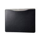 【P5E】エレコム MacBook用レザースリーブケース 14インチ ブラック(BM-IBSVM2214BK) メーカー在庫品