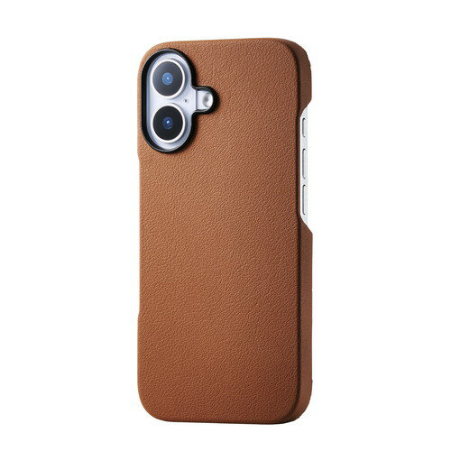 乐天商城 - エレコム ELECOM iPhone 17 ケース ソフトレザー 超軽量 薄型 キャメル(PM-A25APLOCA) メーカー在庫品