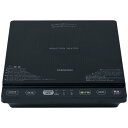 山善(YAMAZEN) 卓上IH調理器 ブラック 1台(YEU-S140(B)) 目安在庫=○