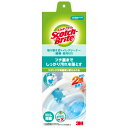 3M スコッチ・ブライト 取替え式トイレクリーナー 除菌・防汚EX ハンドル+取り替え用スポンジ 1セット(T-557-3H EX) 目安在庫=○