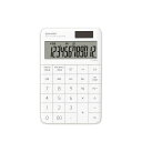 シャープ SHARP 電卓 12桁 ミニナイスサイズ ホワイト系 1台(EL-VM72-WX) 目安在庫=○