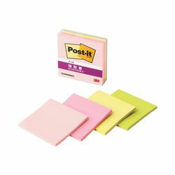 スコッチ・3M ポストイット　強粘着ノート　マルチカラー4(654SS-MC-4) 目安在庫=○(3)