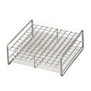 三和化研工業 ステンレス製試験管立 φ15mm 10×10配列 (1個)(SS15-100) 目安在庫=○【6月末までポイント10倍】