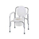 ナビス(アズワン) デラックスアルミ製便器椅子 530×455×720~820mm 8500 (1台)(0-663-01) 目安在庫=○