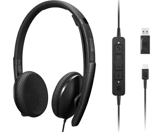 レノボ・ジャパン Lenovo Wired VOIP ヘッドセット(UC)(4XD1M39028) 目安在庫=△