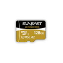 旭東エレクトロニクス SUNEAST ULTIMATE PRO microSDXC UHS-I カード 128GB V30 ゴールド 1枚(SE-MSDU112...