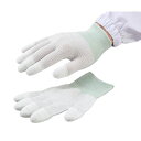 アズピュア(アズワン) アズピュア 導電ライン手袋 指先コート S 10双 (1袋(10双入り))(1-4795-04) 目安在庫=○