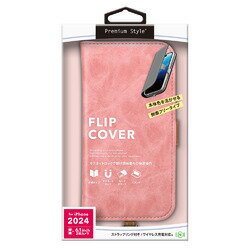 PGA ピージーエー iPhone 16用 フリップカバー(PG-24AFP03PK) 目安在庫=△