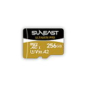 旭東エレクトロニクス SUNEAST ULTIMATE PRO microSDXC UHS-I カード 256GB V30 ゴールド 1枚(SE-MSDU125...
