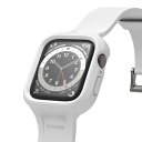araree アラリー Duple Pro ケース一体型バンド for Apple Watch 45/44mm ホワイト(AR26474AW) 仕入先在庫品