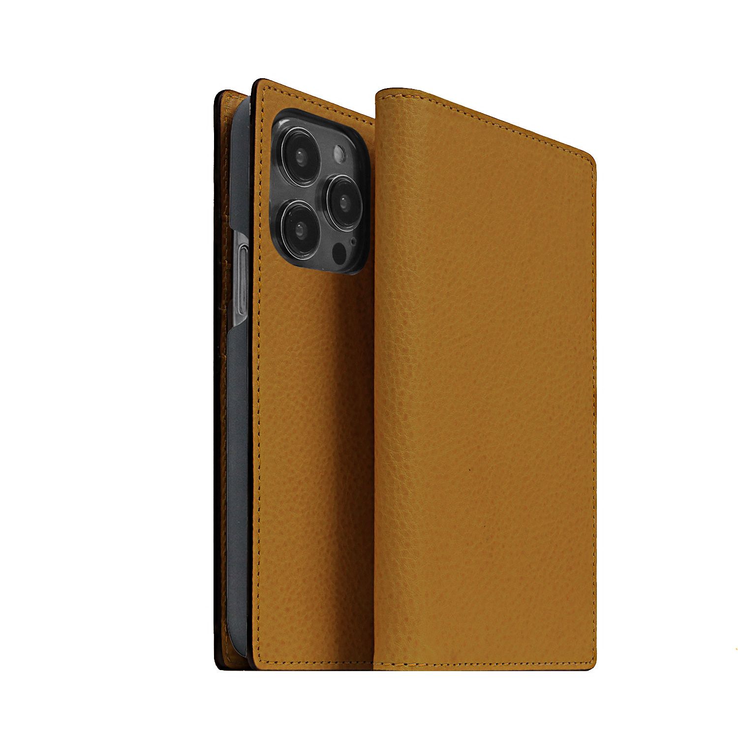 abbi SIGNATURE VINTAGE イタリアンレザーダイアリーケース for iPhone 14 Pro タン 手帳型(ABS24073i14PTN) 仕入先在庫品