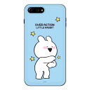 dk iPhone 8Plus/7Plus すこぶる動くウサギ スタンド付カード収納ケース TH-00(DK26318i8P) 仕入先在庫品【6月末までポイント10倍】