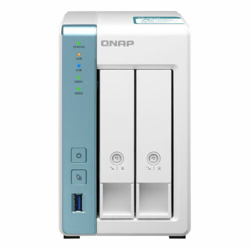 QNAP TS-231K ミドル 2TB (1TB x 2)(T231KM102E) 目安在庫=△