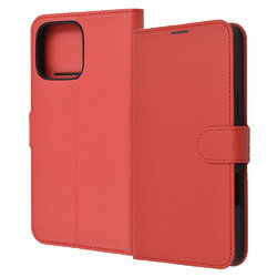 レイ・アウト iPhone 16 Pro Max LS 耐衝撃 Mベルト シンプル 手帳型レザーC/RD(RT-P49ELC1/R) 目安在庫=△