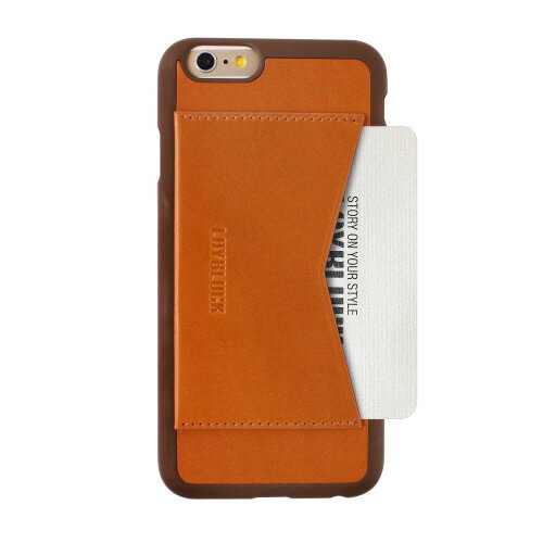 LAYBLOCK iPhone6 Leather Pocket Bar キャメルブラウン(LB5609i6) 仕入先在庫品