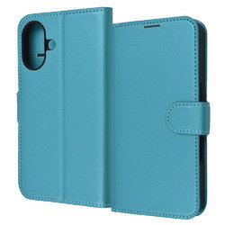 レイ・アウト iPhone 16 Like STD 耐衝撃 マグベルト シンプル 手帳型レザーC/SBL(RT-P46ELC1/A) 目安在庫=○