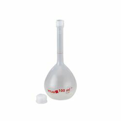 Rakuten - VITLAB EMユーロPMPメスフラスコ（キャップ付き） 透明 100mL 673895 (1個) 目安在庫=○
