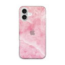 AKAN ソフトクリアケース for iPhone 16 マーベラスマーブル ピンク(AK27031i16) 仕入先在庫品【6月末までポイント10倍】