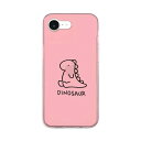 AKAN ソフトクリアケース for iPhone 16e ダイナソー ピンク(AK27564i16E) 仕入先在庫品【6月末までポイント10倍】