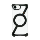 HACRAY 360 RingStandバンパー for iPhone 16e アルミ・ブラック(HR27577i16E) 目安在庫=△【6月末までポイント10...