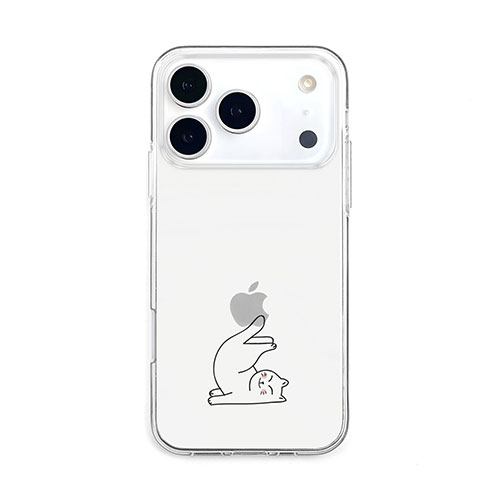 AKAN AKAN ソフトクリアケース for iPhone 17 Pro ごろりん体操ねこ(AK2 ...