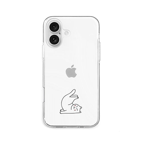 AKAN AKAN ソフトクリアケース for iPhone 17 ごろりん体操ねこ(AK27722 ...