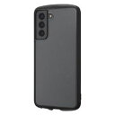 レイ・アウト Galaxy S21 5G 耐衝撃ハイブリッド Puffull/クリア/ブラック(RT-GS21CC14/CBM) 目安在庫=○