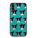 DPARKS iPhone XS / X ブラックケース Fashionable DoG French BulldoG(DS10394i8) 仕入先在庫品[メー...