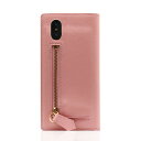 SLG Design iPhone XS / X Saffiano Zipper Case ベビーピンク(SD10534i8) 仕入先在庫品
