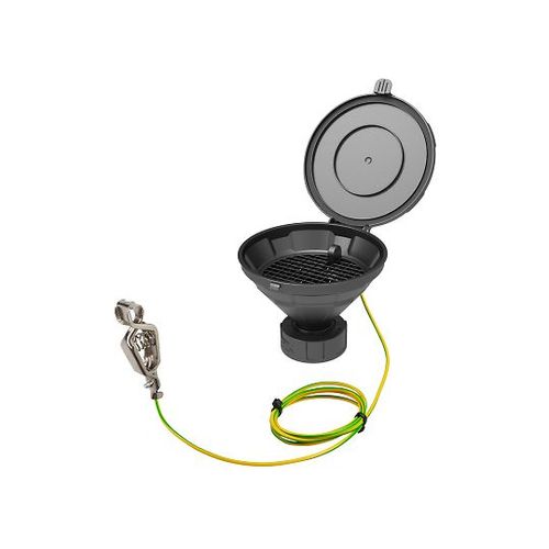 SCAT 廃液回収用ロート（導電タイプ） フタ、ふるい S60・S61 318960 (1セット) 目安在庫=△