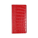 GAZE iPhone XS Max Vivid Croco Diary レッド(GZ13514i65) 仕入先在庫品