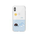abbi iPhone XS/ X ネコマンジュウクリアケース スイミング(ABF14559i58) 仕入先在庫品