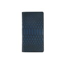 GAZE 多機種対応スライド式 手帳型ケース Matt Python Diary Lサイズ ブルー(GZ13341) 仕入先在庫品